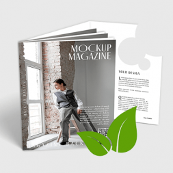 Umweltfreundliche Öko-Magazine aus recycling Papier bedrucken lassen